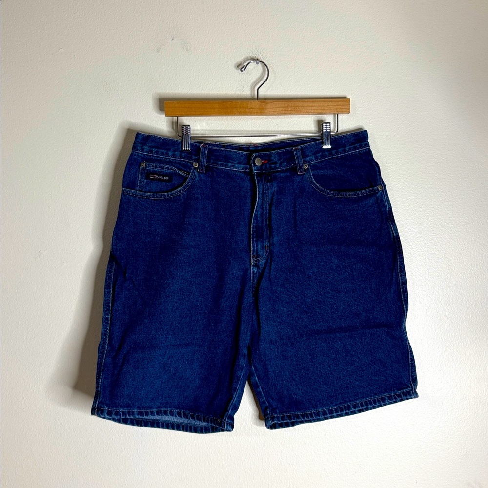Vtg bugle boy mens denim shorts size 36 streetwear‎ 90s style